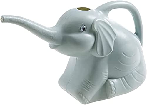 Youning Gießkanne Blumengießkanne 2 Liter Elefant Design Kleine Gartengießkanne aus Kunststoff Neuheit Tier Gießkessel für Innen und Außen, Haus, Garten Gartengeräte für Kinder von Youning