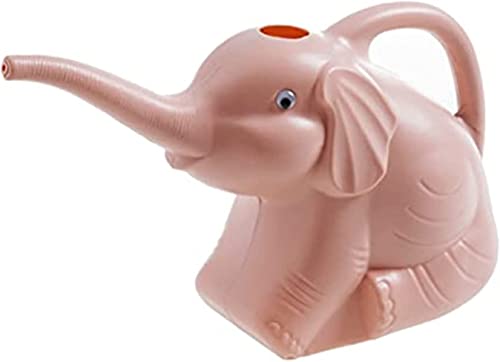 Youning Gießkanne Blumengießkanne 2 Liter Elefant Design Kleine Gartengießkanne aus Kunststoff Neuheit Tier Gießkessel für Innen und Außen, Haus, Garten Gartengeräte für Kinder von Youning