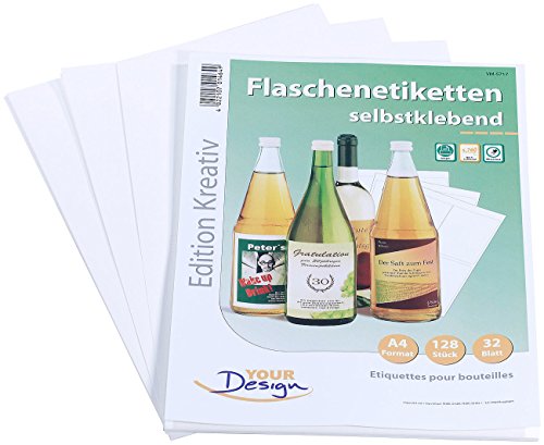 Your Design Weinetiketten: 128 Inkjet-Flaschenetiketten 10x13 cm naturweiß/wischfest (Flaschenetiketten mit Banderole, Etikett, Geschenkpapier) Your Design Weinetiketten: 128 Inkjet-Flaschenetiketten 10x13 cm naturweiß/wischfest (Flaschenetiketten mit Banderole, Etikett, Geschenkpapier) von Your Design