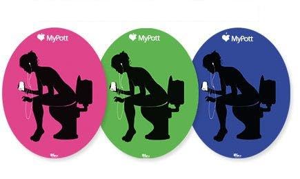 Your Design WC -Sticker - MyPott - 30 x 40 cm - Grün, ws-col-104-gruen von Your Design