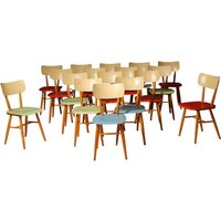 Mid Century Farbig Esszimmerstühle Von Ton, 1960Er Jahre, Tschechoslowakei, Preis Ist Pro Stück von Your20th
