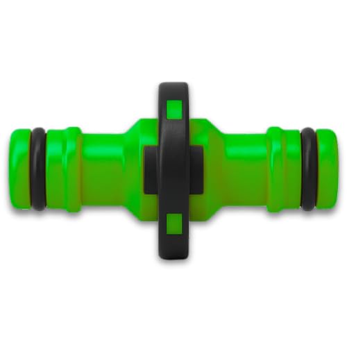 YYourCasa Schlauch Kupplung 1/2 Zoll Gartenschlauch Verbinder - Schlauchverbinder Schlauchkupplung Verbindungsstück Doppelklupplung Wasserschlauch Adpater Verlängerung Schlauchadapter (Grün) von YourCasa