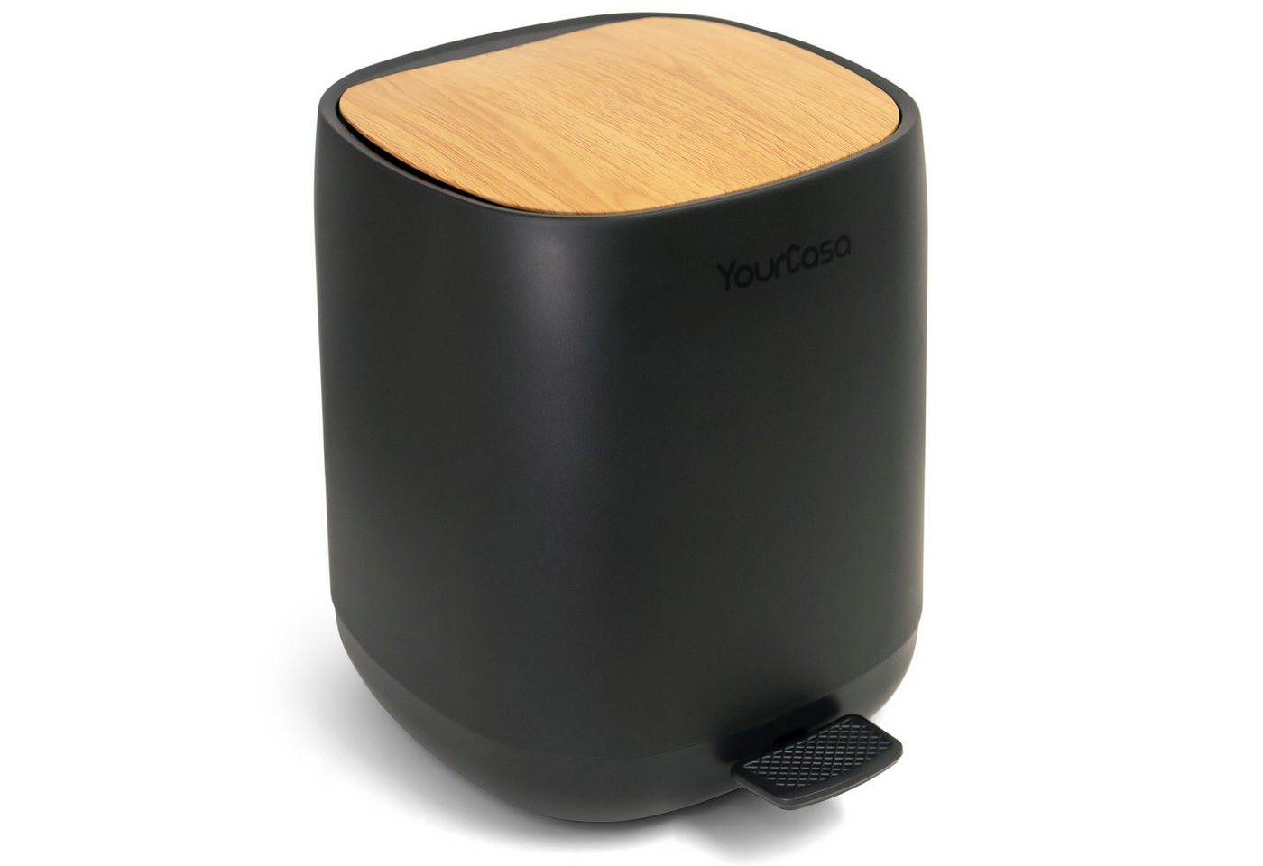 YourCasa Mülleimer YourCasa® Mülleimer Bad [5L] - Badmülleimer Badezimmer Kosmetikeimer, Fassungsvermögen 5L, 30% weniger Plastik von YourCasa