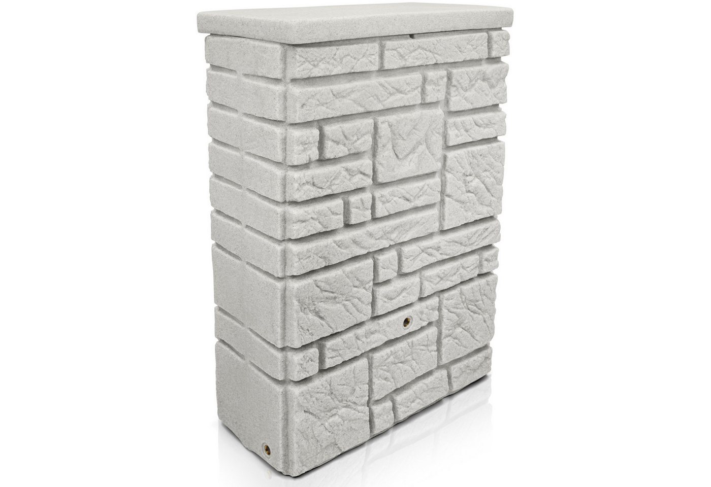 YourCasa Regentonne RMU300 StoneRain 300Liter, Steinoptik, Frostsicher, Metallgewinde, 80x40x118 cm,Deckel YourCasa Regentonne RMU300 StoneRain 300Liter, Steinoptik, Frostsicher, Metallgewinde, 80x40x118 cm,Deckel von YourCasa