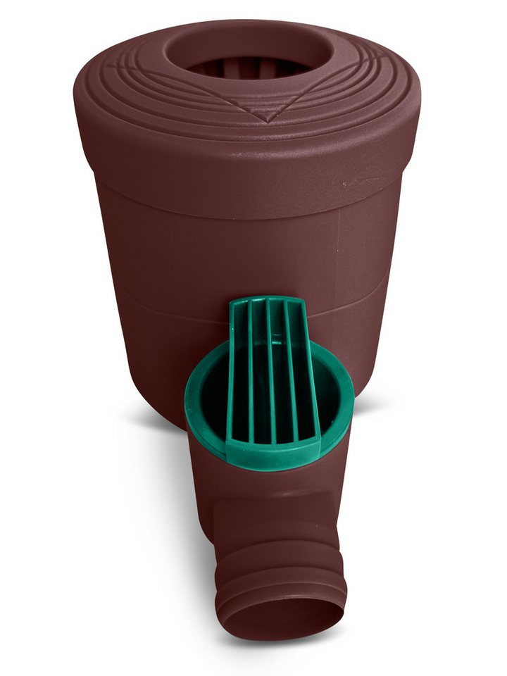 YourCasa Regentonne Regensammler Regendieb [Downpipe50] mit Absperrhahn und Sieb, Absperrhahn, Filter von YourCasa