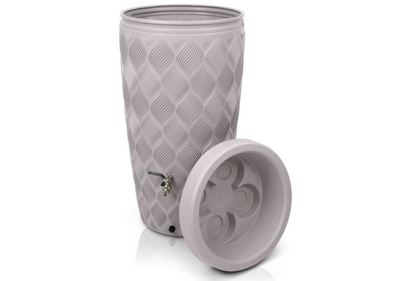 YourCasa Regentonne YourCasa Regentonne 240L [Seabreeze] Regenfass Regenwassertonne, Durchmesser unten: 44,5 cm, Durchmesser oben: 59,5 cm, Höhe: 112 cm von YourCasa