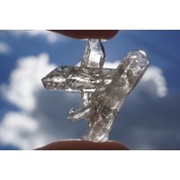 Rohe Klare Quarzkristalle Mit Graphit - Aus Kolumbien Grade Aaa Water Clear Angel Chimes von YourCrystalShop
