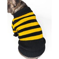 Hundestrickpullover "Bee" | Custom Fit Hundepullover Mit Flügel Details Kuscheliger Wollpullover Für Kleine & Große Hunde von YourDogsBusinessCo