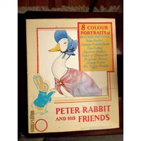 Vier Beatrix Potter Lithographien Jemima Puddle Duck Tom Kätzchen Eichhörnchen Nutkin Mrs Twiggy Winkle Babys Kinderzimmer Federick Warne 17 "T X von YourFineHouse