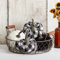 Kleine Samt Und Flanell Kürbisse Korb-Set, Tischdekoration, Drahtkorb Geschenk-Set, Rustikaler Drahtkorb, Bauernhaus-Chic, Herbst Mantel Kleine Samt Und Flanell Kürbisse Korb-Set, Tischdekoration, Drahtkorb Geschenk-Set, Rustikaler Drahtkorb, Bauernhaus-Chic, Herbst Mantel von YourHeartsContent