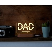 Geschenkidee Für Papa - Nachtlicht Personalisiertes Geschenk Vatertagsgeschenk 2021 Schwiegervater von YourNameYourLight