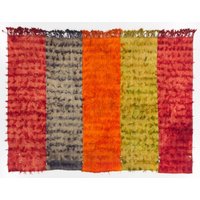 Großer Vintage Handgemachter Filikli "Tulu" Teppich in Rot, Orange, Marineblau Und Gelb. 7, 2x10 Ft, Bg121 von YourRugDepot