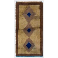 Traditioneller Vintage Handgeknüpfter Tulu Teppich Aus Wolle Mit Dreifachen Medaillon-Design. 2, 8x5, 6 Ft, Bg123 von YourRugDepot
