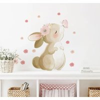 Boho Cartoon Hase Schmetterling Blumen Wandaufkleber Kinderzimmer Heimdeko Wandbild Wohnzimmer Schlafzimmer Aufkleber Selbstklebend Boho Cartoon Hase Schmetterling Blumen Wandaufkleber Kinderzimmer Heimdeko Wandbild Wohnzimmer Schlafzimmer Aufkleber Selbstklebend von YourStickerWorldShop