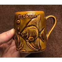 Vintage Florida Deko Tasse Engel Fisch von YourVintageHouse