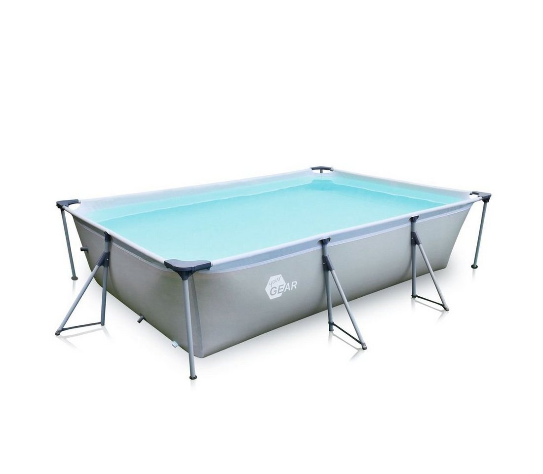 yourGEAR Rechteckpool yourGEAR Familien Pool 3x2x0,7m Schwimmbecken Schwimmbad Planschbecken von yourGEAR