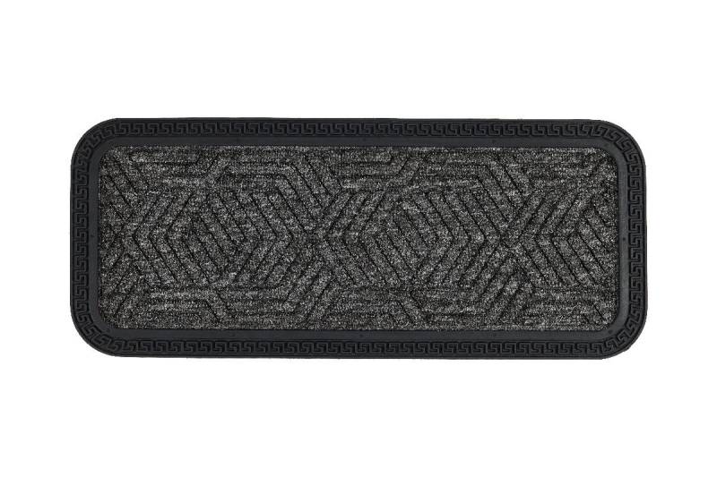Yoursol Fußmatte Türmatte Border Star für Wohnzimmer, Bad, Outdoor, Matte halbrund, Gr, 25 x 60 cm von Yoursol