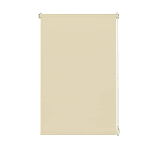 YOURSOL EasyFix Rollo Tone in Beige, 75 x 150 cm, Rollo Ohne Bohren, Klemmfix Rollo, 75% Blickdicht und lichtdurchlässig von Yoursol