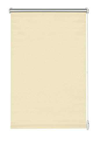 YOURSOL Thermo Rollo EasyFix, Rollo ohne Bohren, Verdunklungsrollo, Beige, 100 x 150 cm, energiesparend, kälte-/wärmeabweisend von Yoursol