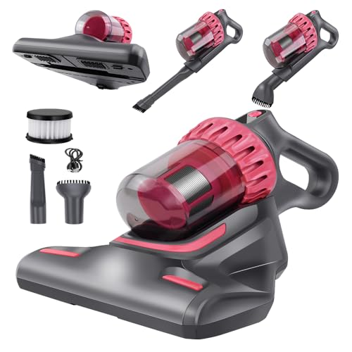 YouseaHome Milbensauger mit Staubsensor & UV-Licht zur Entfernung von Staubmilben, Milbenstaubsauger Antimilben-Staubsauger für Matratzen, Betten, Stoffsofas, Kissen, Teppiche von YouseaHome