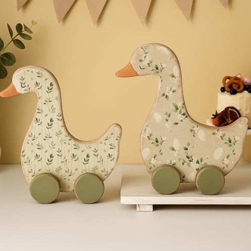 Yousoontic Silly Goose Tischdekorationen aus Holz, mit Blumendruck, Tafelaufsätze für den 1. Geburtstag und Themenveranstaltungen, Babypartys, Foto-Requisiten, 2 Stück Yousoontic Silly Goose Tischdekorationen aus Holz, mit Blumendruck, Tafelaufsätze für den 1. Geburtstag und Themenveranstaltungen, Babypartys, Foto-Requisiten, 2 Stück von Yousoontic