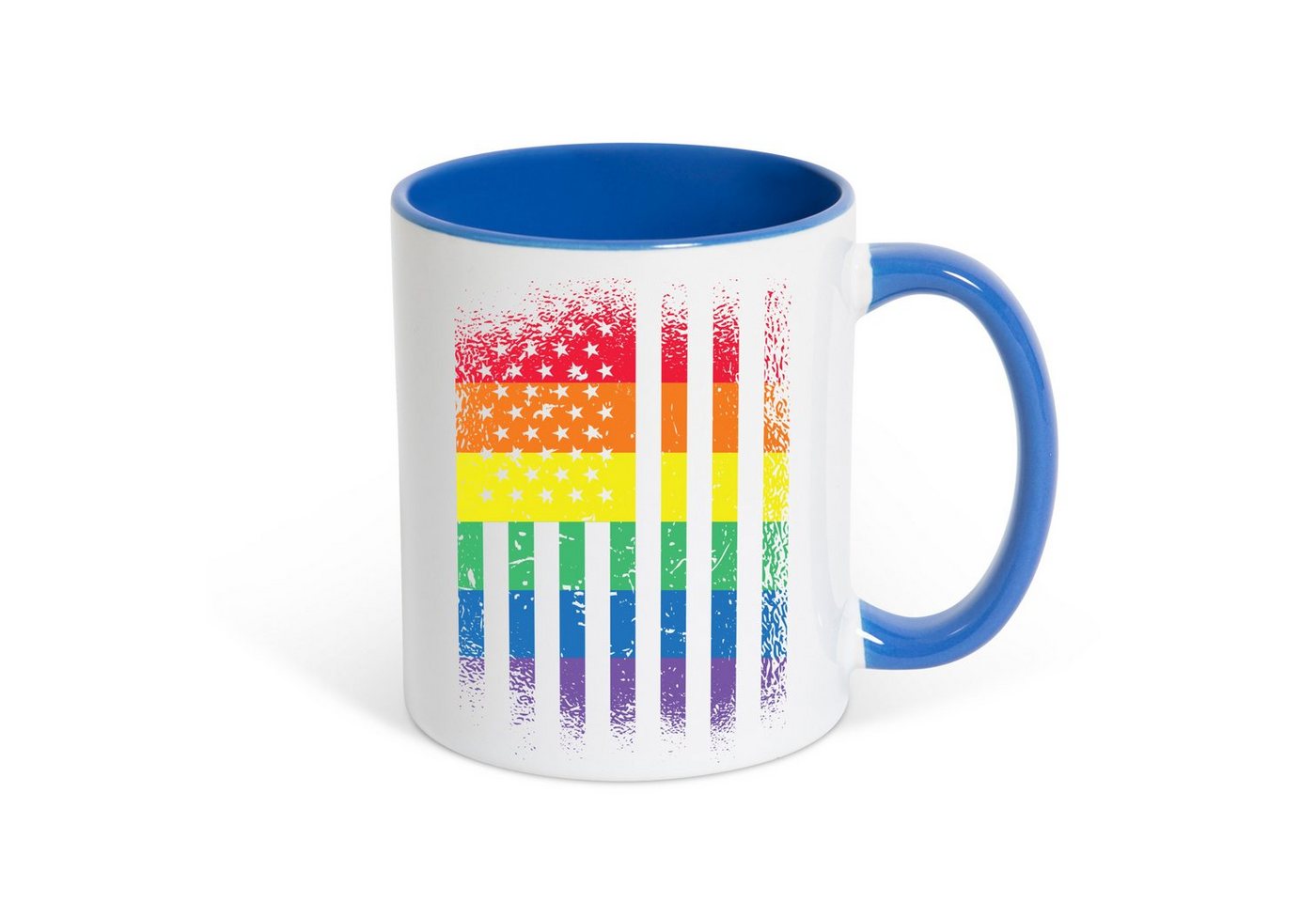 Youth Designz Tasse Amerika Flagge Pride Kaffeetasse Geschenk, Keramik, mit modischem Print von Youth Designz