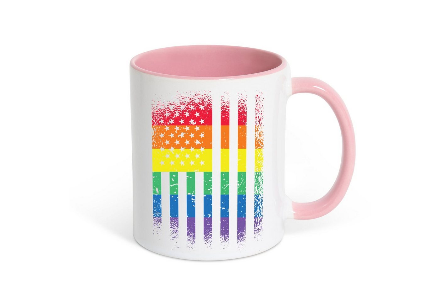 Youth Designz Tasse Amerika Flagge Pride Kaffeetasse Geschenk, Keramik, mit modischem Print von Youth Designz