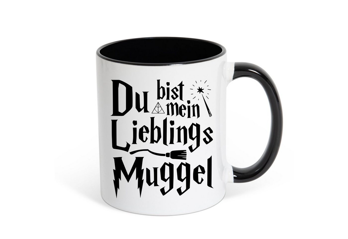 Youth Designz Tasse Du Bist Mein Lieblings-Muggel Spruch Kaffeetasse Geschenk, Keramik, mit Zauber Motiv von Youth Designz