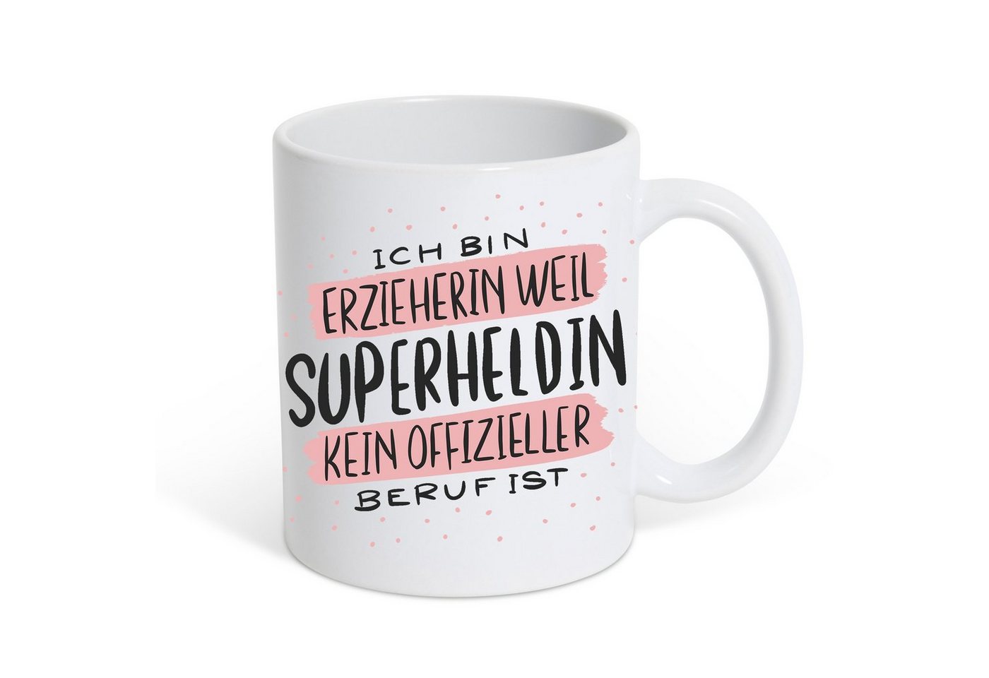 Youth Designz Tasse Erziherin Superheldin Kaffeetasse Geschenk, Keramik, mit lustigem Print von Youth Designz