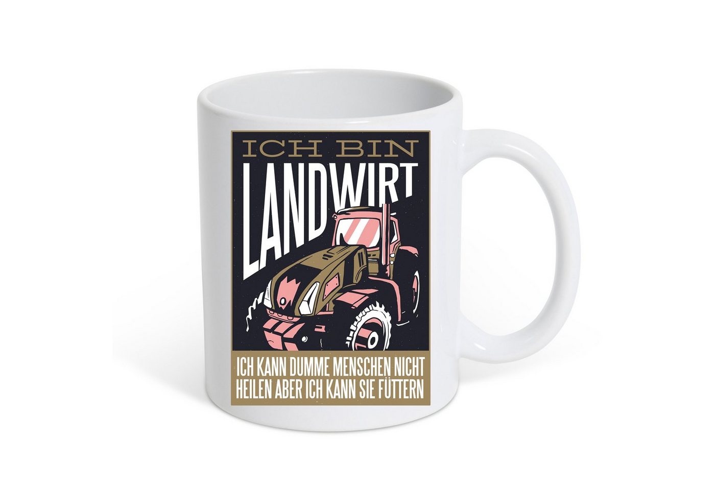 Youth Designz Tasse Ich Bin Landwirt Kaffetasse Geschenk, Keramik von Youth Designz