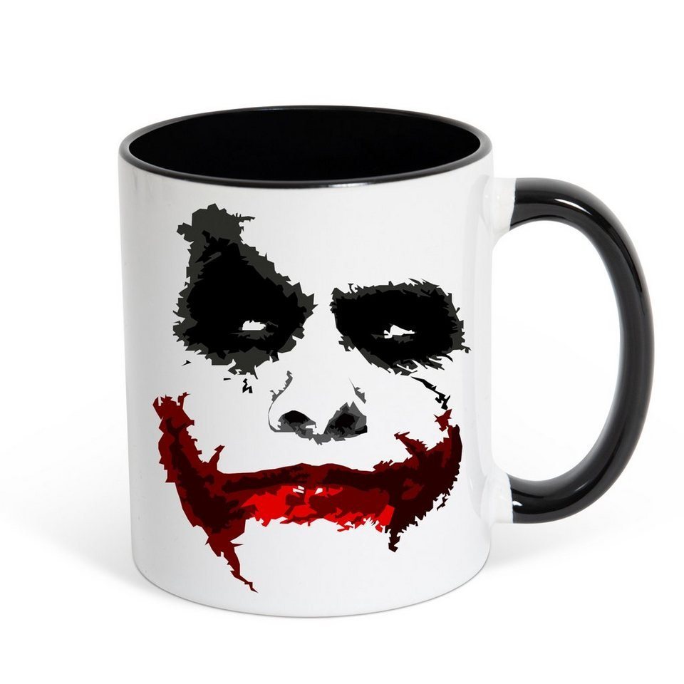 Youth Designz Tasse Joker Kaffeetasse Geschenk mit trendigem Logo Print, Keramik von Youth Designz