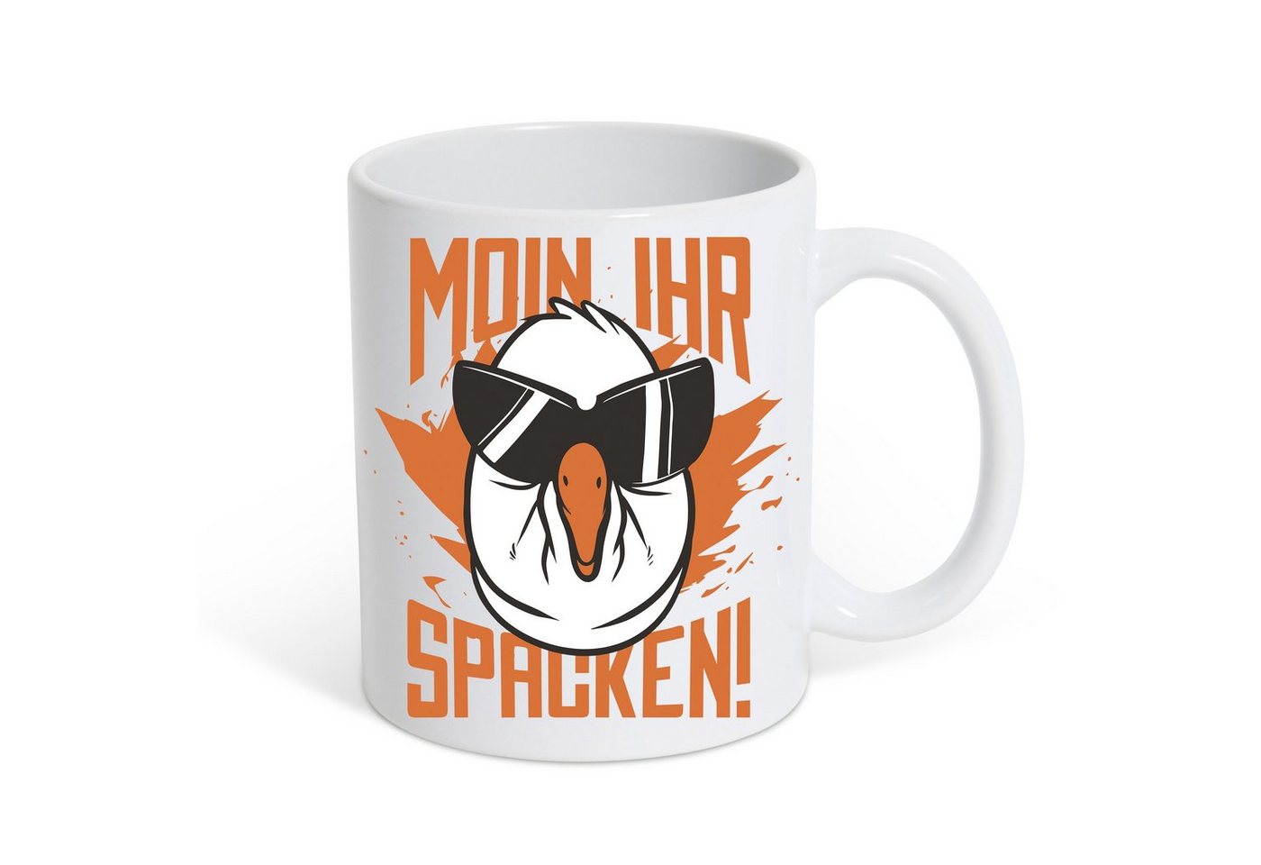 Youth Designz Tasse Moin Ihr Spacken Kaffeetasse Geschenk, Keramik, mit lustigem Print von Youth Designz