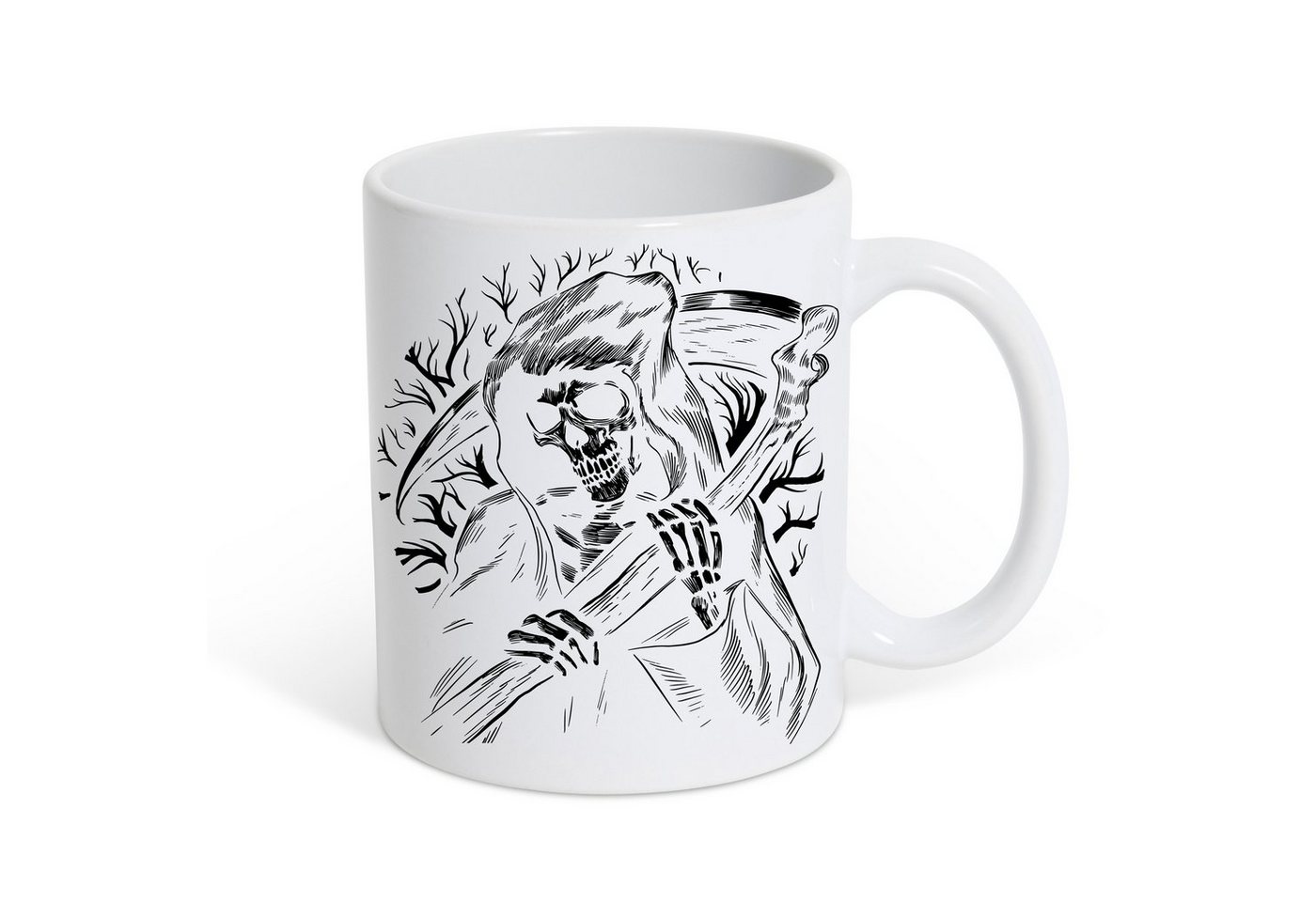 Youth Designz Tasse Reaper Sensenmann Kaffeetasse Geschenk, Keramik von Youth Designz