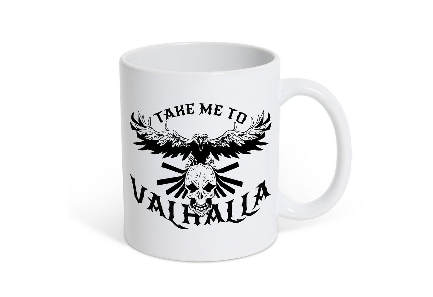 Youth Designz Tasse Take me to Valhalla Kaffeetasse Geschenk, Keramik, mit trendigem Print von Youth Designz