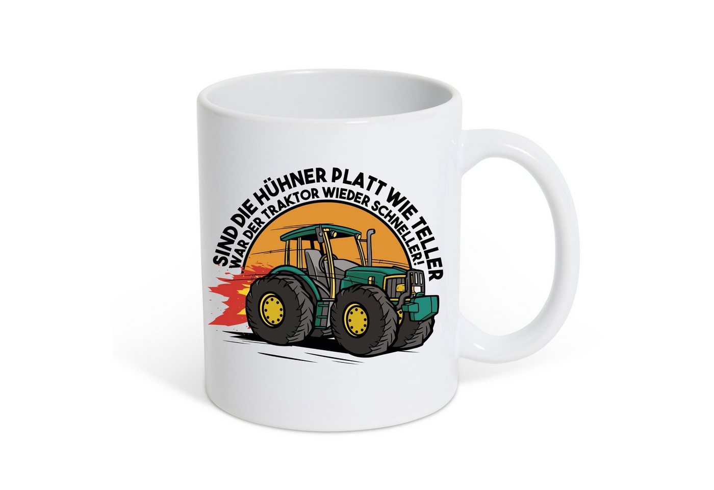 Youth Designz Tasse Traktor Farmer Kaffeetasse Geschenk, Keramik, mit lustigem Motiv von Youth Designz