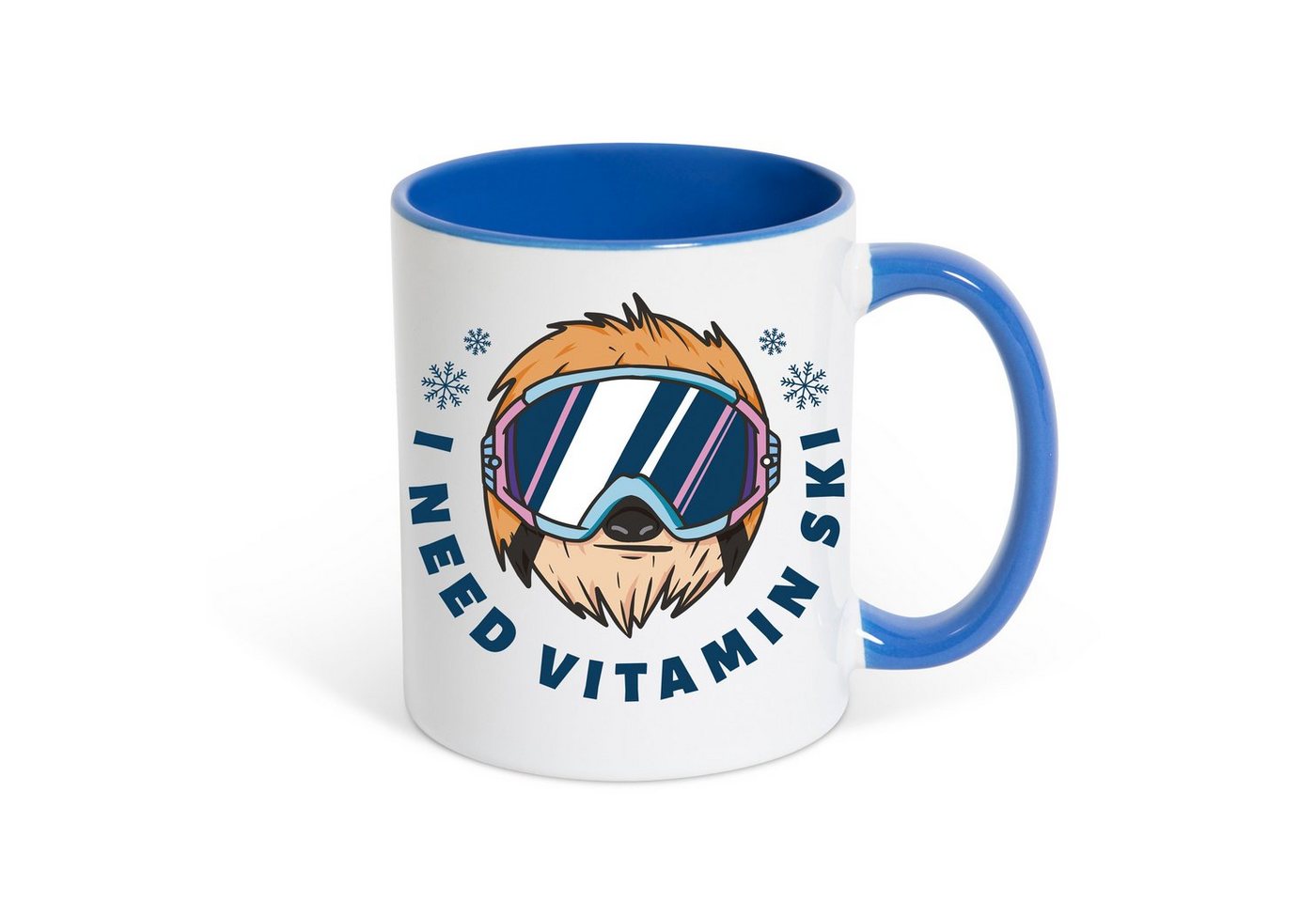 Youth Designz Tasse Vitamin Ski Kaffeetasse Geschenk, Keramik, mit lustigem Print von Youth Designz