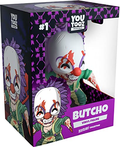 Youtooz Butcho Vinyl Figur, 10.9 cm Detaillierte Dead Island 2 Videospiel Butcho Sammelfigur Clown Figur - Youtooz Dead Island Collection von Youtooz