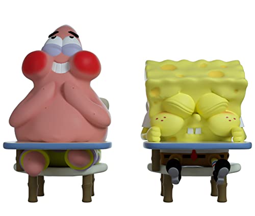 Youtooz Whats Funnier Than 24 Songebob und Patrick Set, 10,2 cm Vinyl-Figur, Sammlerstück Spongebob und Patrick aus der lustigen Internet Meme Youtooz Spongebob Schwammkopf-Kollektion von Youtooz