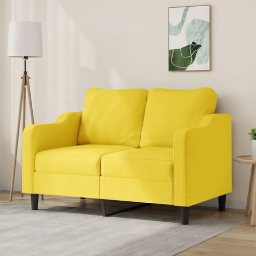 Youuihom 2-Sitzer-Sofa Hellgelb 120 cm Stoff Lounge Sofa Outdoor Couch Big Sofa Cauchsofa für Jugendzimmer Wohnzimmer Küchen Balkon Youuihom 2-Sitzer-Sofa Hellgelb 120 cm Stoff Lounge Sofa Outdoor Couch Big Sofa Cauchsofa für Jugendzimmer Wohnzimmer Küchen Balkon von Youuihom