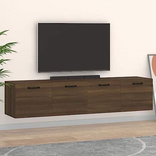 Youuihom 2 Stück Wandschrank Braun Eichenoptik 60x36,5x35cm Hängeschrank Holzwerkstoff Aufbewahrungsschrank für Wohnzimmer Küche Bad Youuihom 2 Stück Wandschrank Braun Eichenoptik 60x36,5x35cm Hängeschrank Holzwerkstoff Aufbewahrungsschrank für Wohnzimmer Küche Bad von Youuihom