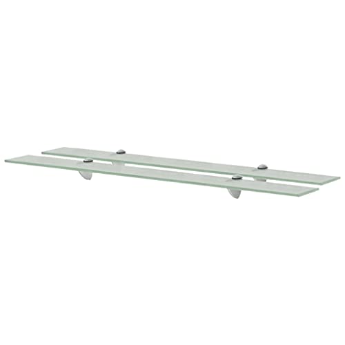 Youuihom 2er Set Glas Schweberegale Wandregal Matt 90x10 cm 8 mm Sicherheitsglas mit Zink-Clips, Hohe Traglast 15 kg, Für Deko und Aufbewahrung in Wohnzimmer Schlafzimmer Bad Badezimmer Youuihom 2er Set Glas Schweberegale Wandregal Matt 90x10 cm 8 mm Sicherheitsglas mit Zink-Clips, Hohe Traglast 15 kg, Für Deko und Aufbewahrung in Wohnzimmer Schlafzimmer Bad Badezimmer von Youuihom