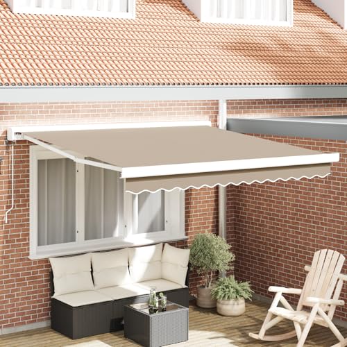 Youuihom Automatische Einziehbare Markise Beige 300x250 cm Modernes Design mit UV Schutz und Verstellbarem Winkel Robuster Polyester Stoff für Terrasse Garten und Balkon Youuihom Automatische Einziehbare Markise Beige 300x250 cm Modernes Design mit UV Schutz und Verstellbarem Winkel Robuster Polyester Stoff für Terrasse Garten und Balkon von Youuihom