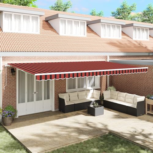 Youuihom Automatische Einziehbare Markise Orange Braun 600x300 cm Robuster Polyesterstoff mit Aluminiumrahmen für Garten und Terrasse Praktischer Sonnenschutz mit Modernem Design Youuihom Automatische Einziehbare Markise Orange Braun 600x300 cm Robuster Polyesterstoff mit Aluminiumrahmen für Garten und Terrasse Praktischer Sonnenschutz mit Modernem Design von Youuihom