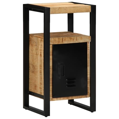 Youuihom Badezimmerschrank aus Massivholz Mangoholz 40x35x75 cm Industrieller Schrank mit Eisenrahmen Rustikaler Stil Geschlossener Stauraum & Offenes Regal für Badmöbel Youuihom Badezimmerschrank aus Massivholz Mangoholz 40x35x75 cm Industrieller Schrank mit Eisenrahmen Rustikaler Stil Geschlossener Stauraum & Offenes Regal für Badmöbel von Youuihom