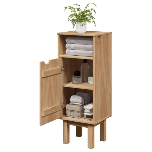 Youuihom Badschrank OTTA 35x30x90 cm Massivholz Kiefer Badezimmerschrank mit Honigwachs Finish Stauraum für Badaccessoires Pflegeleicht & Stabil Youuihom Badschrank OTTA 35x30x90 cm Massivholz Kiefer Badezimmerschrank mit Honigwachs Finish Stauraum für Badaccessoires Pflegeleicht & Stabil von Youuihom