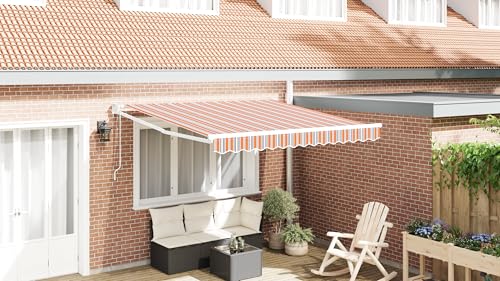 Youuihom Einziehmarkise Automatisch Mehrfarbig Gestreift 350x250 cm UV-beständiger Polyesterstoff mit Wasserabweisender Beschichtung Verstellbarer Winkel bis 80 Grad für Balkon und Terrasse Youuihom Einziehmarkise Automatisch Mehrfarbig Gestreift 350x250 cm UV-beständiger Polyesterstoff mit Wasserabweisender Beschichtung Verstellbarer Winkel bis 80 Grad für Balkon und Terrasse von Youuihom