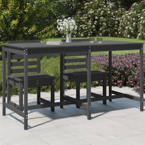 Youuihom Gartentisch Grau aus Massivholz Kiefer 203.5 x 90 x 110 cm Robust & Stabil für Terrasse Garten Balkon und Camping Youuihom Gartentisch Grau aus Massivholz Kiefer 203.5 x 90 x 110 cm Robust & Stabil für Terrasse Garten Balkon und Camping von Youuihom