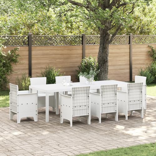 Youuihom Gartentisch Weiß 250x100x73 cm Moderner Aluminium Esstisch mit Ausziehbarer Funktion UV Beständig und Wetterfest für Garten Terrasse und Balkon Youuihom Gartentisch Weiß 250x100x73 cm Moderner Aluminium Esstisch mit Ausziehbarer Funktion UV Beständig und Wetterfest für Garten Terrasse und Balkon von Youuihom