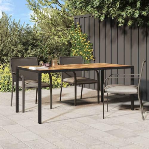 Youuihom Gartentisch aus Poly Rattan und Akazienholz 190 x 90 x 75 cm Robuster Outdoor Tisch mit Pulverbeschichtetem Stahlgestell Modernes Design für Terrasse Balkon und Garten Youuihom Gartentisch aus Poly Rattan und Akazienholz 190 x 90 x 75 cm Robuster Outdoor Tisch mit Pulverbeschichtetem Stahlgestell Modernes Design für Terrasse Balkon und Garten von Youuihom