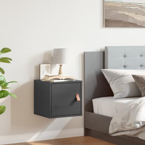 Youuihom Grauer Wandschrank aus Massivholz Kiefer Schwebend Hängend 31,5x30x30 cm mit Stauraum für Küche Bad Wohnzimmer Bücherregal Wanddeko Youuihom Grauer Wandschrank aus Massivholz Kiefer Schwebend Hängend 31,5x30x30 cm mit Stauraum für Küche Bad Wohnzimmer Bücherregal Wanddeko von Youuihom